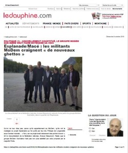 Grenoble EsplanadeMacé - les militants MoDem craignent « de nouveaux ghettos »-1
